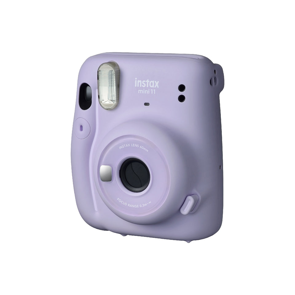 Fujifilm Cámara Instax Mini 11 + película Instax instantánea Fuji (20  hojas), incluye funda morada, álbum, calcomanías y más accesorios (morado  lila)