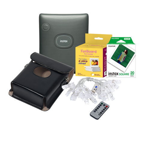 Paquete Instax SQ Link Verde + Funboard